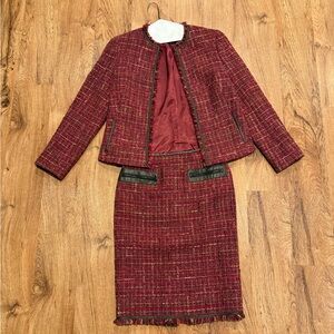 Lafayette 148 New York Jacket and Skirt Suit Set, Wom., Sz 4